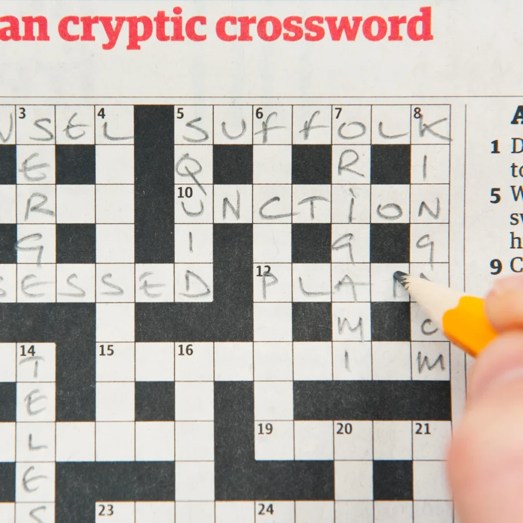 Cryptic crosswords:An evolving art form