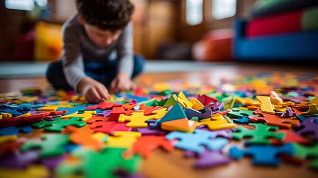 The Connection Between Puzzle Game Solving and Cognitive Development